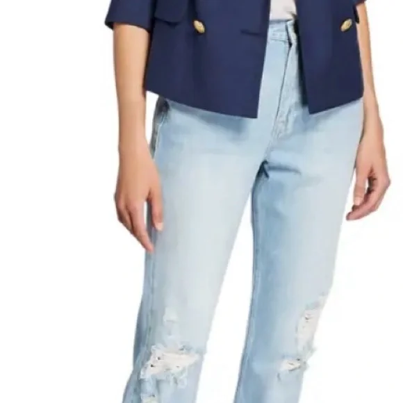 FRAME Double Breasted Shrunken
Blazer - Picture 7 of 13